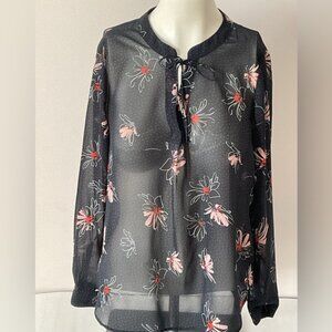 Banana Republic Tied Neck Blouse